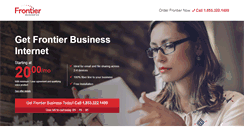 Desktop Screenshot of frontier-business.com