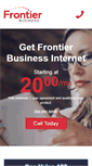 Mobile Screenshot of frontier-business.com