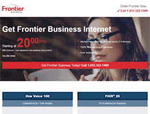 Tablet Screenshot of frontier-business.com